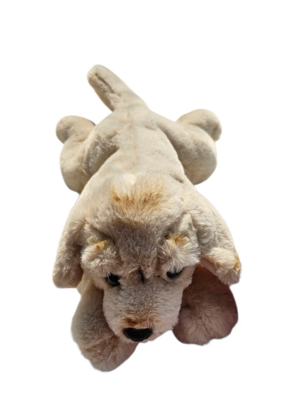 FAO Schwarz 10-inch Labrador Golden Retriever Plush Toy With Pet Adoption Cert